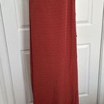 Vince Camuto Tie It Up! Maxi Clip Dot Tank Summer Dress In Rust Size XL Photo 3