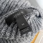 J.Crew Sweater Dress Gray Open Back Long Sleeve Acrylic Wool. Photo 5