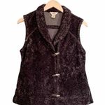 Woolrich Faux Shearling Toggle Front Shawl Collar Vest Onyx Gray Size Small Photo 7