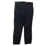 Abercrombie & Fitch 90s Straight Ultra High Rise Jeans Black Distressed Size 29s Photo 4
