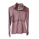 Lululemon  Run Full Tilt Half Zip Heathered Plum Long Sleeve Athletic Top Size 6 Photo 1