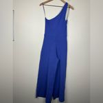 Free People Beach Waverly Ribbed One Shoulder Sweater Wide Leg Jumpsuit Sz L Photo 5