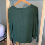 Urban Outfitters  Out From Under NEW XS Women's Lounge Green Long Sleeve Top NWT Photo 2
