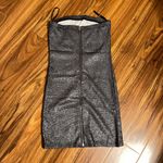Forever 21 Silver & Black Glittery Tube Dress Photo 4