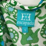 Escapada  size Small tank top sleeveless blouse‎ white green blue Photo 3