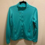 Peter Millar Women's Lagoon Diamond Quilt Full Zip Size Small Photo 0