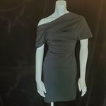 ASOS  Black Fallen Shoulder Dress (2) Photo 2