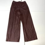 Ronny Kobo Faux Leather Wide Leg Pants Size 4 Photo 6