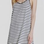 SheIn  White striped backless dress Photo 1