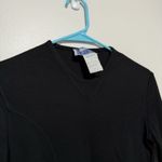 Mugler Par Thierry Mugler Vintage 1990s Black Wool Blend Long Sleeve Bodysuit Photo 1