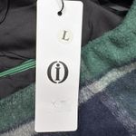 I Navy Blue, Green Plaid Tartan Pencil Straight Skirt Wool Blend Sz Large New Blue Photo 3