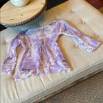 Free People Mohair Blend Lightweight Knit Peplum Tie Sweater Size Small Photo 1