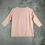 Chico's  Shirt Avery Pullover Boatneck Ribbed Knit Pink Pale Dogwood Size‎ Medium Photo 2