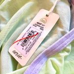 Aerie Smoothez by  Sleeveless Sheer Mesh Bodysuit Size Large Violet Flurry Ombre Photo 1