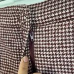 Cupcakes and Cashmere Maroon Houndstooth Wool Blend Mini Skirt Size 2 Photo 1