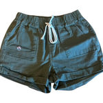 Cider No Boundaries Olive Green High Rise Drawstring Shorts Size L Photo 0