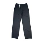 Alice + Olivia  Stacey Bendet Black Virgin Wool Straight Leg Dress Pants 8 NWT Photo 3