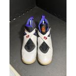 Nike Air Jordan 8 Retro Three-Peat 305368-142 White Black Concord Infrared 7Y Photo 2