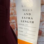 Bill Levkoff  1162 Wine Burgundy Regency Chiffon A-line Dress Bridesmaid 14 Photo 5