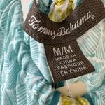Tommy Bahama Blue & Yellow Etched Dots Halter Dress, Resortwear, Size M Photo 6
