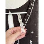 Free People Intimately  Black Tank Flowy Cut‎ Out V Neck Sequin Romper X Small Photo 2