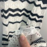 Lane Bryant  Sleeveless Chevron Stripe Sweater Dress black white midi size 14/16 Photo 8