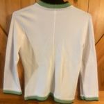 J.Crew  Eye Hooks Knit Cardigan Sweater Womens Small S Pockets Long Sleeve Top Photo 1