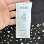 Chico's Black Beaded Studded Cocktail Holiday Sweater NWT Size 1 Medium Photo 6