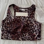 Veronica Beard  Animal Print Sports Bra XS Photo 1