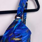 MiracleSuit Plunge Bra, Blue Multi, Nylon Spandex, Underwire Swim Top, 36DDD Photo 7