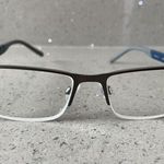 Foster Grant Ironman Eyeglasses Frames ONLY IM1001 DG0921 Half Rim 53-17-147 Photo 0