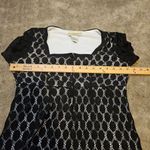 Requirements  Size Small Black White Blouse Professional Career Nylon Polyester Photo 5