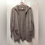 J.Crew  open front long cardigan. Taupe Brown. Size Small. Photo 9