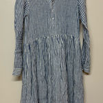 Old Mans Tailor R.D Cloth M. Co Japan Linen Indigo Stripe Shirt Dress‎ RARE Blue Size undefined Photo 0