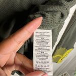  OB519388 Olive Green Free People‎ Mod Stripe Cuff Ribbed Tee Top Photo 4