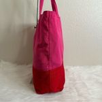 Victoria's Secret Victoria’s Secret Pink Red Metallic Large Tote Photo 8