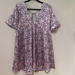 Lulus Express Yourself Blush Pink Floral Print Satin
Babydoll Dress Photo 2
