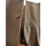 Valerie Stevens Large Vintage Geniune Lamb Leather Brown Womens Jacket Photo 5