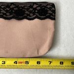 Pink Black Lace Zip Makeup Bag Photo 4