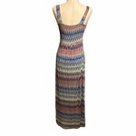 Loveappella  sleeveless maxi dress zigzag vee MP‎ long summer sundress beachy Photo 3