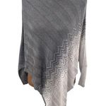 White House | Black Market shimmery chevron ombre poncho sweater size XS Photo 0