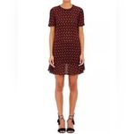 ALC Frank A.L.C. Black and Orange Paisley Mini Dress Size 2 Photo 1