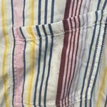BeachLunchLounge Womens Alex Shirt Long Sleeve Button Up Multicolor Stripe Large Photo 2