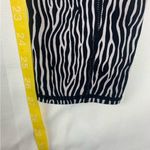 J. McLaughlin  women's medium Black white Zebra Print Leggings pockets Photo 5