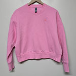 Adidas x Stella McCartney Pink Cotton‎ Cropped Sweatshirt Sz XS Workout Outdoors Photo 0