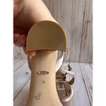 Badgley Mischka  Ivanna Platino Metallic Suede Black Heel Gem Sandals Size 10 Photo 6