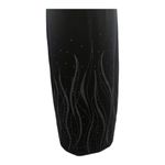 Vintage 90's Jeffery & Dara long black velvet sleeveless dress w beading size 8 Photo 2