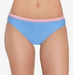 Salt + Cove Juniors' Binding Hipster Bikini Bottoms Color Block Periwinkle L Blue Size undefined Photo 0
