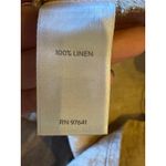 J Jill Love‎ Linen Dress Women Medium Tan Linen Button Front Sleeveless Midi Brown Photo 10