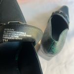 Nordstrom  Black and Green Loafers with Metallic Accents Photo 10